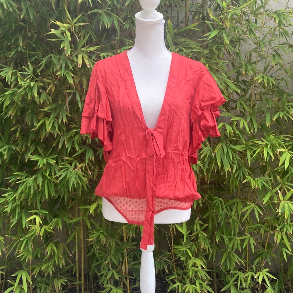 FP Ruffle Sleeve Bodysuit